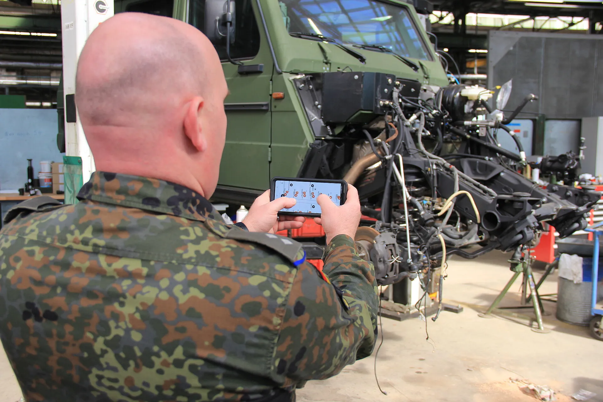 Army scanning Army scanning